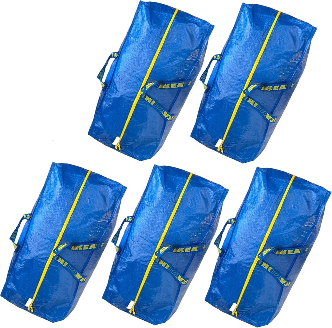 Ikea Frakta Aufbewahrungstasche, Blau, 5 Stück, 5