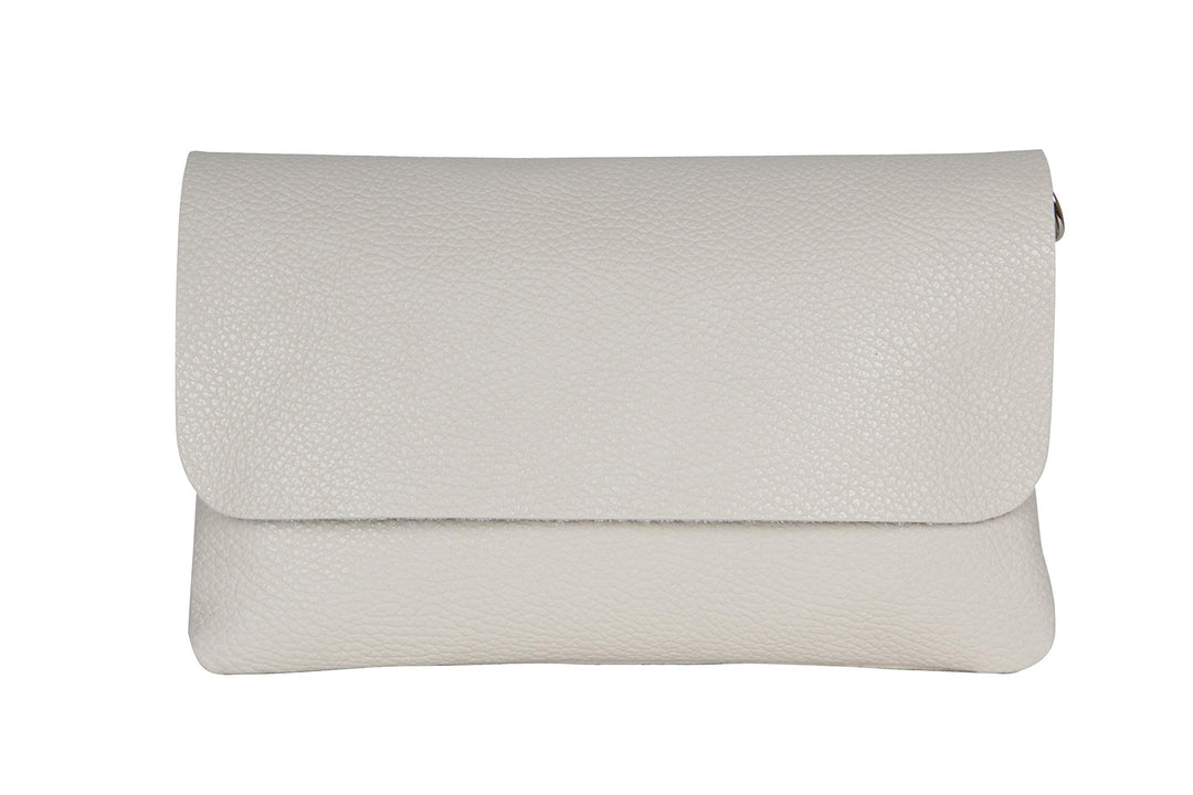AmbraModa GLX11 - Damen Umhängetasche, Clutch, Handytasche aus echtem Leder mit abnehmbarem und vers