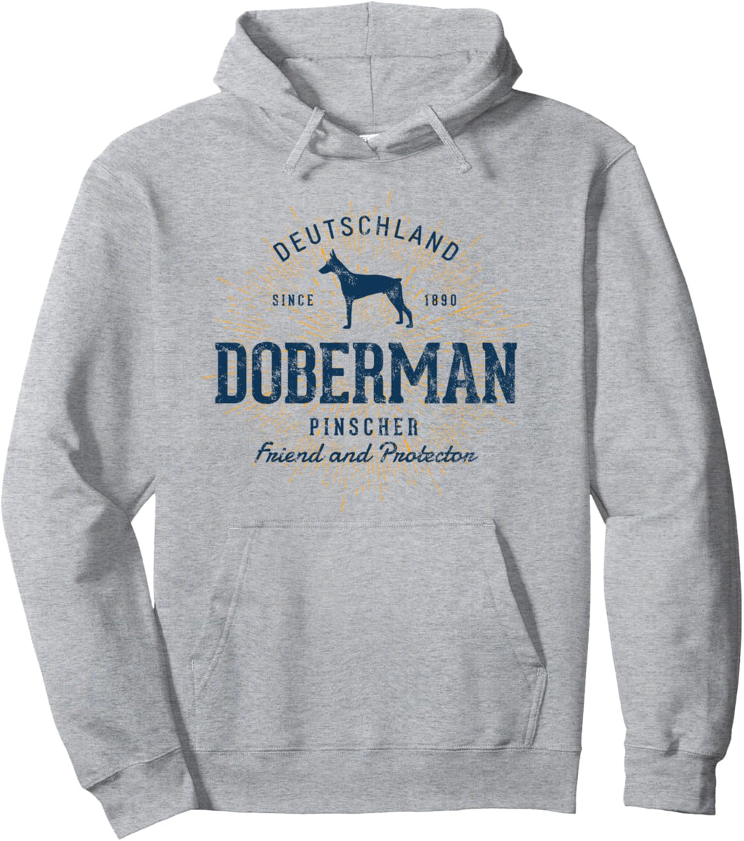 Retro Vintage Dobermann Pullover Hoodie