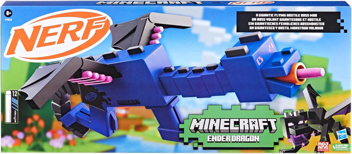 Nerf Minecraft Ender Dragon Blaster und 12 Nerf Elite Darts