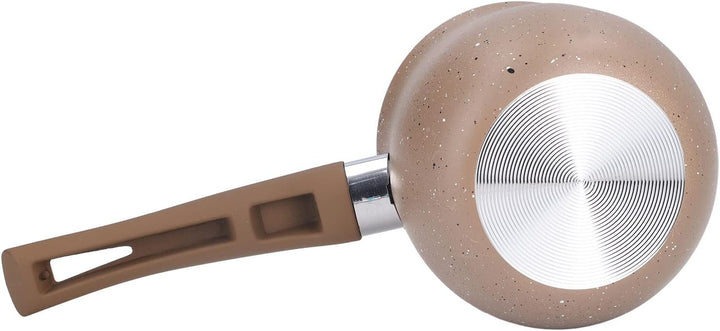 Mini Milchtopf 10 cm, Aluminiumlegierung Mini Kochtopf, Einhandgriff Kaffeewärmer, Kochtopf für Kaff