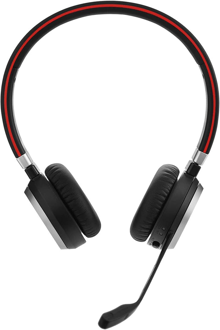 Jabra Evolve 65 Wireless Stereo On-Ear Headset – Microsoft Teams Certified Headphones With Long-Last