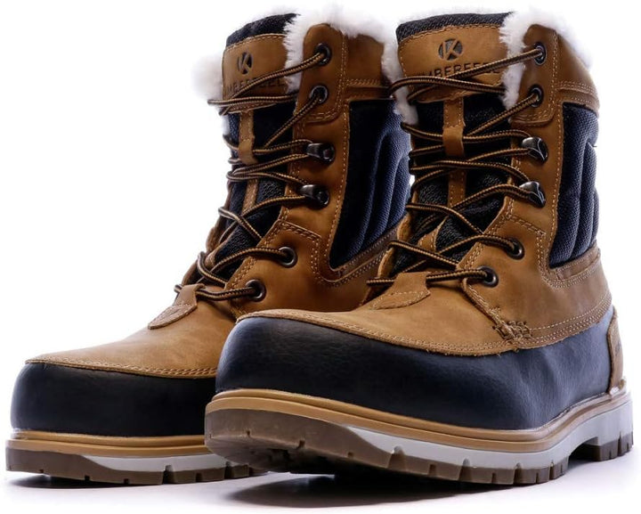 KIMBERFEEL Herren Lordan Schneestiefel 41 EU Beige, 41 EU Beige