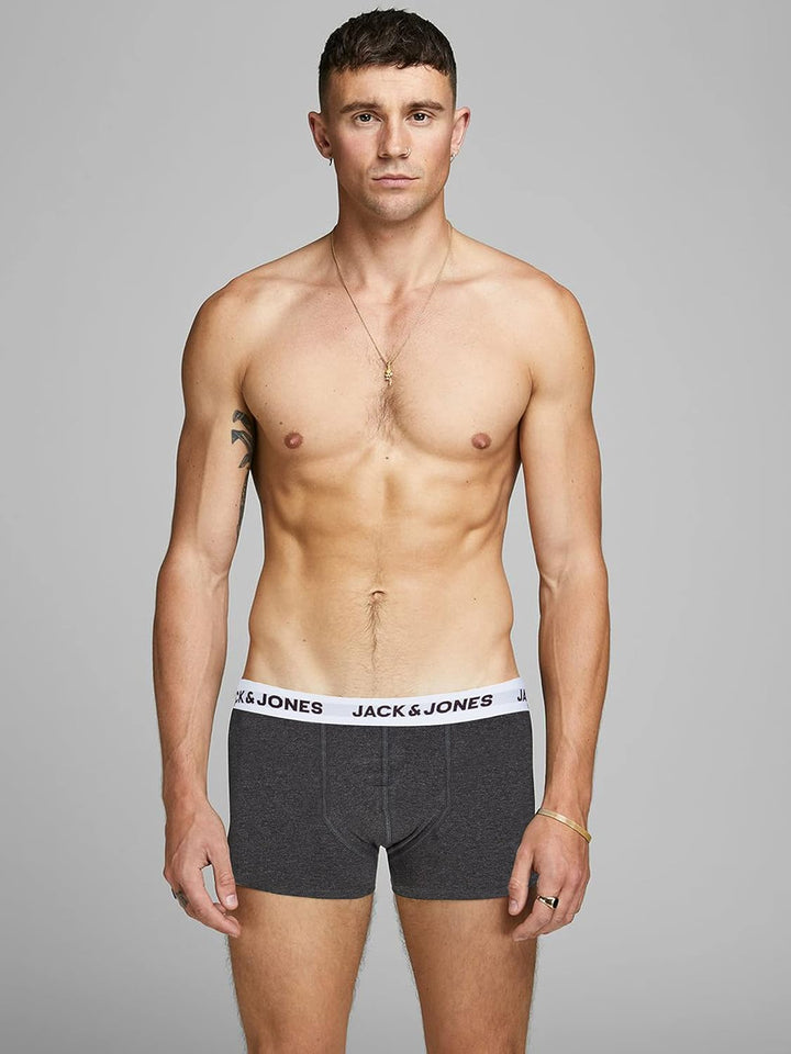 JACK & JONES Male Kurze Boxershorts 10er-Pack Kurze Boxershorts S 4x Schwarz, 2x Port Royale, 2 Ivy