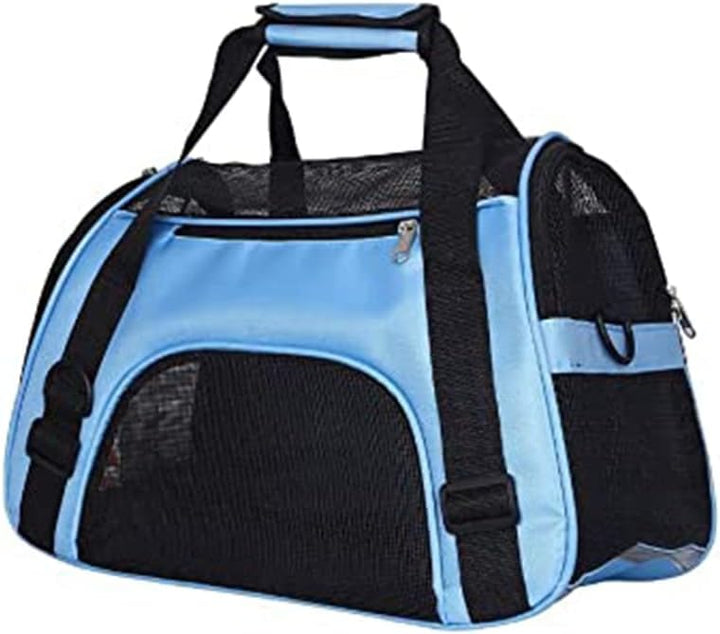 EHOTER Tragbare Haustiertasche Transportbox Katzentiertasche mit Schultergurten für Haustiere Katzen