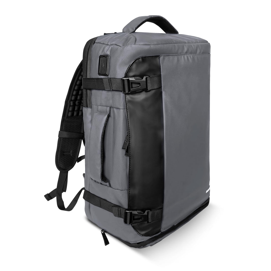 NANDADEVI Rucksack Herren, 40l, grosser, robuster, wasserabweisender Wanderrucksack mit Trocken- und