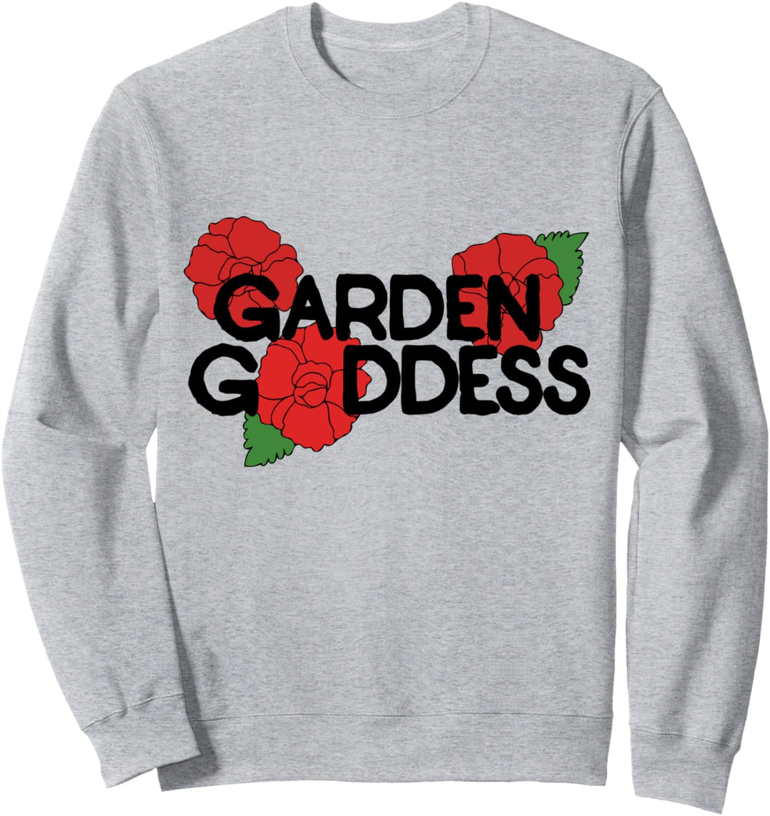 Garden Goddess Floral Art Sweatshirt