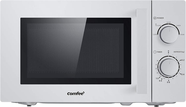 Comfee CMSN 20 si Mikrowelle / Solo-Mikrowelle mit 5 Leistungsstufen/ Innenbeleuchtung/ easy Defrost