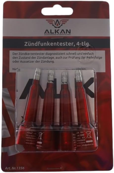 4 x Universal Zündkerzentester/Zündungstester Zündfunkentester Prüflampe für Zündsystem Durchgang Pr