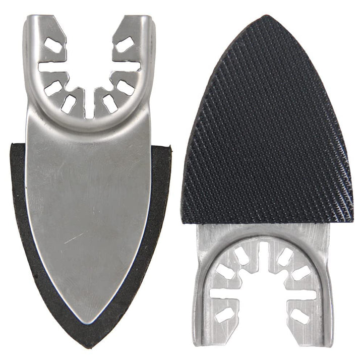 130 Multitool Schleifplatte für Delta-Schleifer, 5 finger sanding pad holder, inklusive 60/80 /120/1