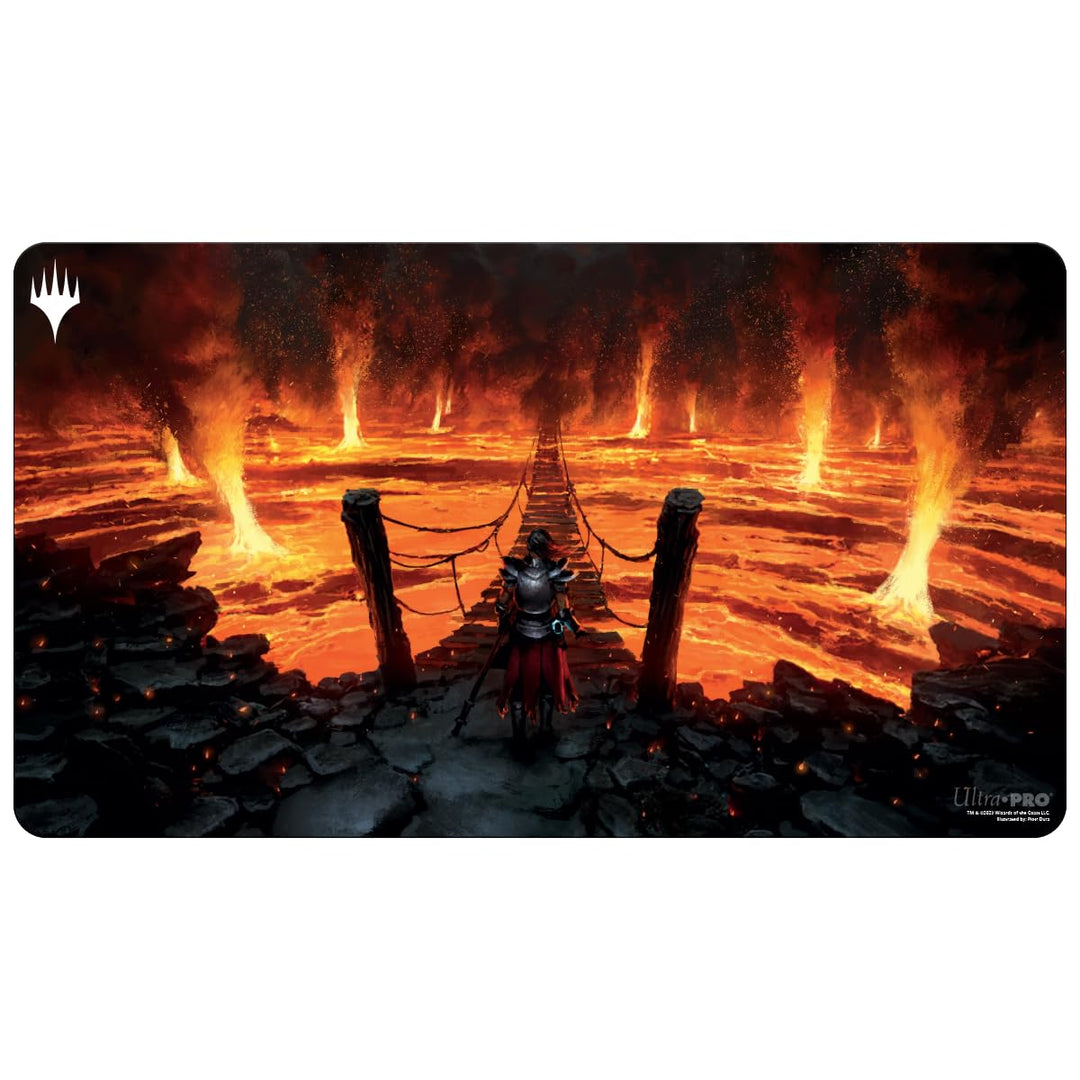 Ultra Pro - Wilds of Eldraine Playmat Virtue of Courage for Magic: The Gathering, MTG Card Playmat,