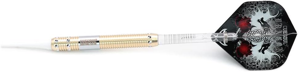 CUESOUL 16 Grams Deluxe Soft Tip Darts Set with Luxury Case（Dragon Series） JL-STL-B1101+D604, JL-STL