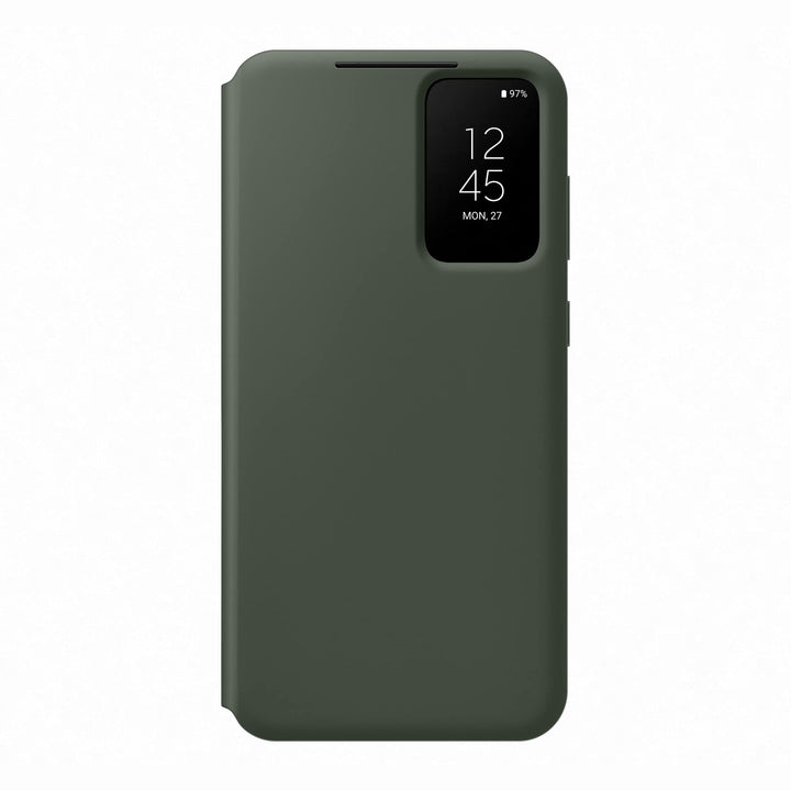 Samsung Smart View Wallet Smartphone Case EF-ZS916 für Galaxy S23+, Handy-Hülle, Kartenfach, Sichtfe