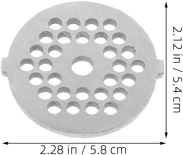 Gatuida 6stücke Edelstahl Schneidplatten Mit Austauschbaren Fleischwolfplatten Für Fleischwölfe Flei