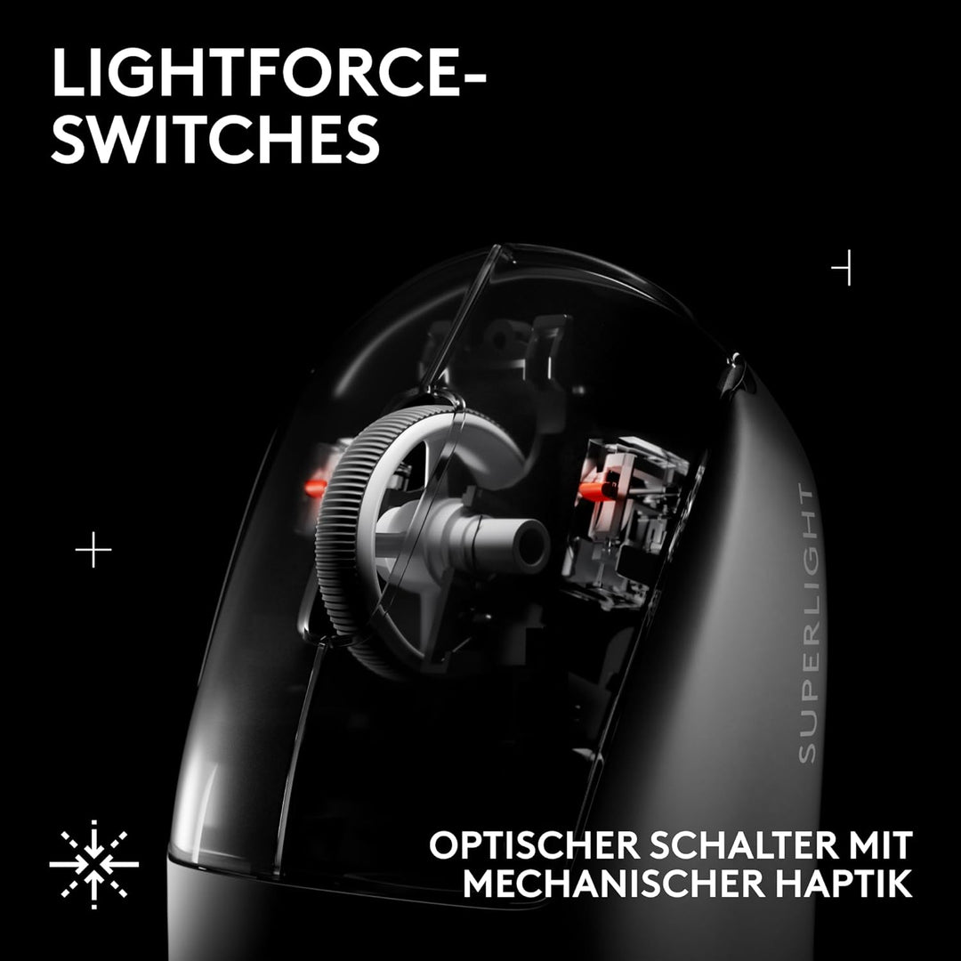 Logitech G PRO X Superlight 2 SE kabellose Gaming-Maus, 60 g Pro-Grade-Maus mit 5 programmierbaren T