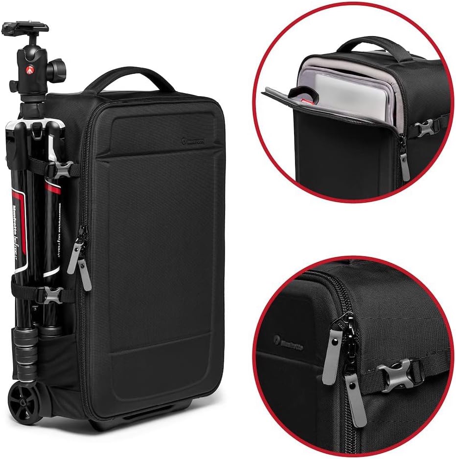 Manfrotto Advanced Trolley M III, für Spiegelreflexkamera mit Objektiven, Handgepäck, Reflextasche m