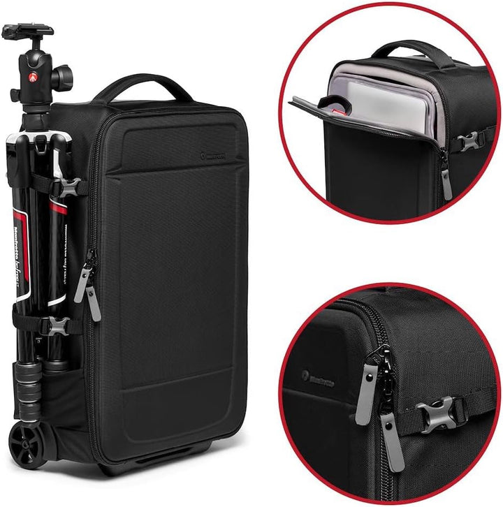 Manfrotto Advanced Trolley M III, für Spiegelreflexkamera mit Objektiven, Handgepäck, Reflextasche m