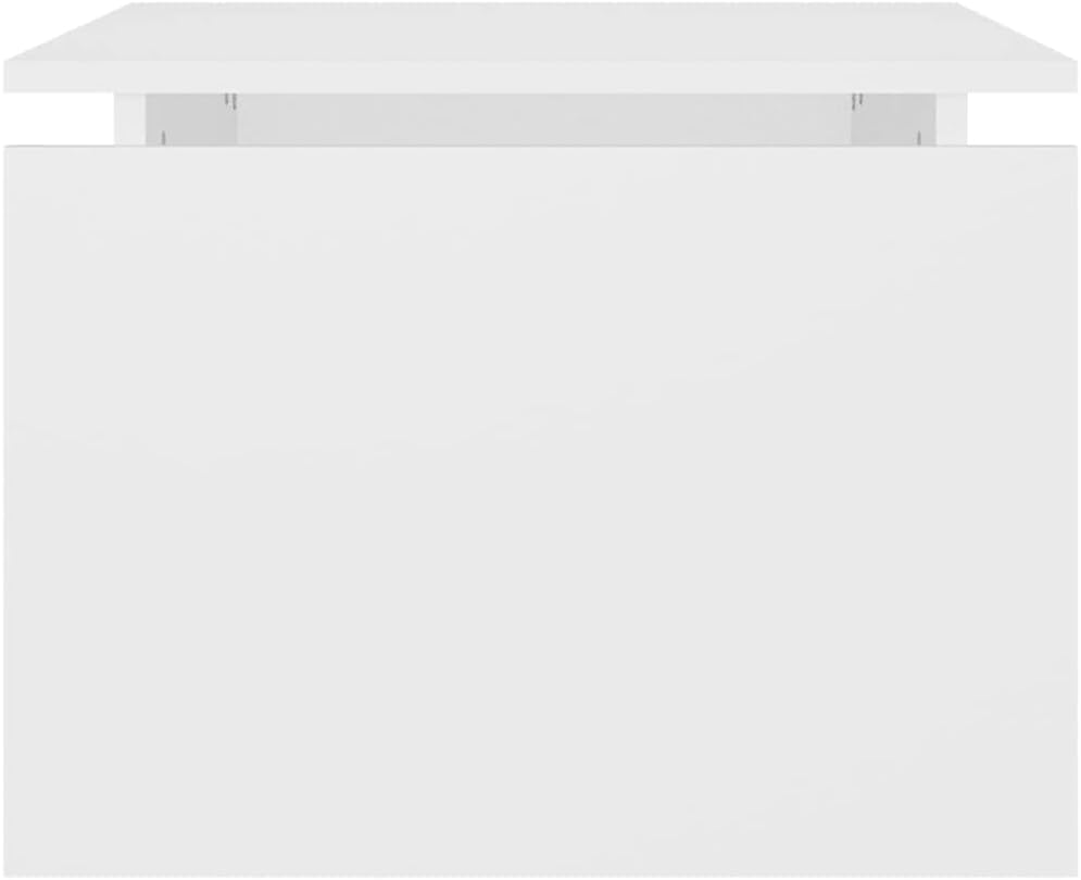 Couchtisch Weiss 68x50x38 cm Spanplatte
