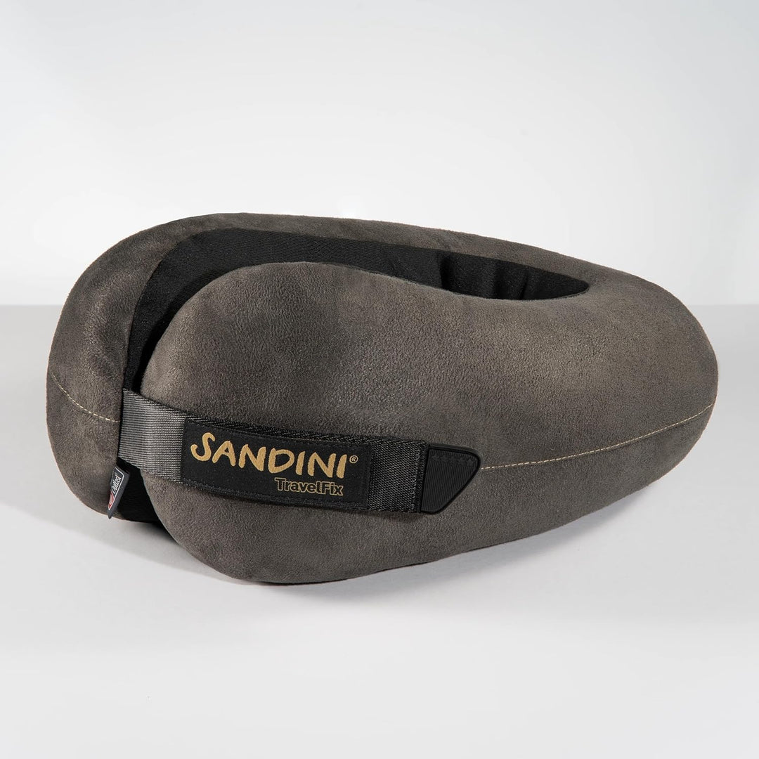 SANDINI TravelFix Outlast – Premium Reisekissen Made in EU/Nackenkissen mit ergonomischer Stützfunkt