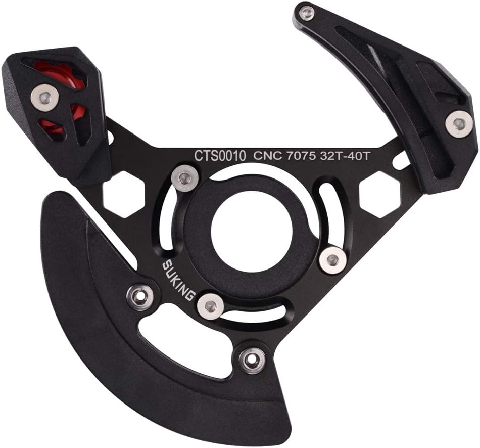 BESNIN Kettenführung ISCG-05 Mountainbike Kettenführung Bike MTB Kettenführung für 1x System Schwarz