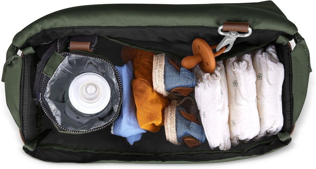 ABC Design Wickeltasche Urban - Crossbody Bag mit Baby Zubehör – Messenger Bag - grosses Hauptfach -
