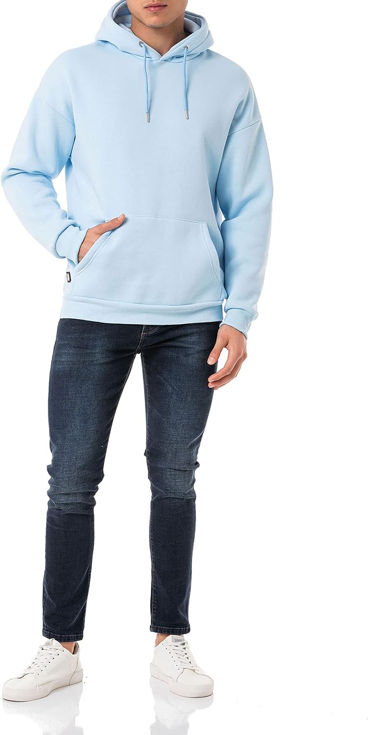 Red Bridge Herren Kapuzenpullover Basic Hoodie Premium Sweatshirt S Hellblau, S Hellblau