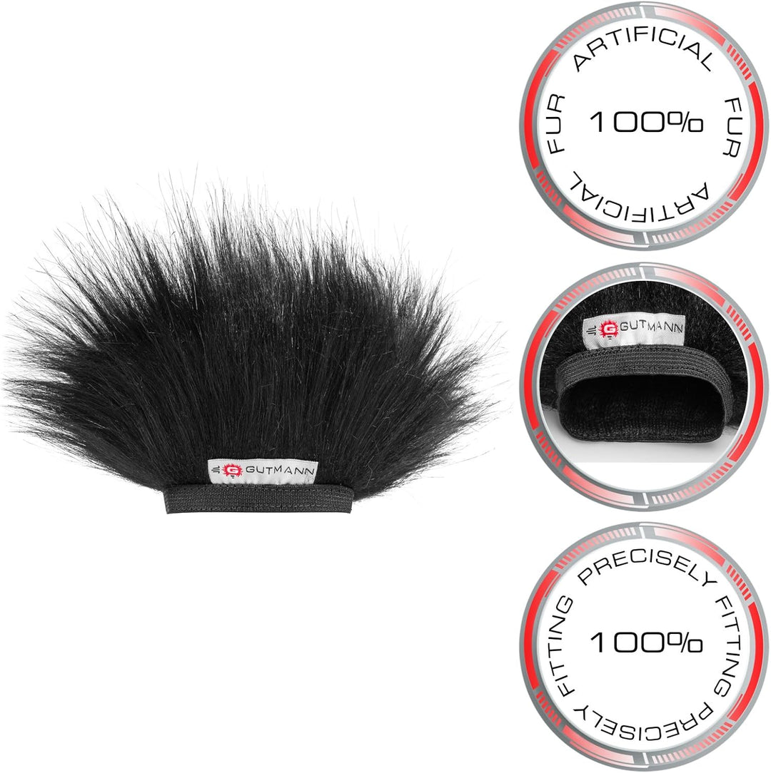 Gutmann Mikrofon Windschutz Fell für Tascam DR-05 / DR-05 V2 / DR-05X / DR-05XP Handgefertigt in Deu