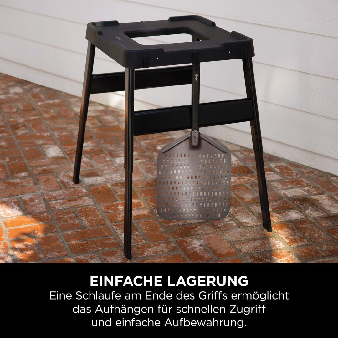 Ninja Woodfire Pizzaschaufel für Aussenöfen der Serie OO101UK, leicht perforierter, rostbeständiger