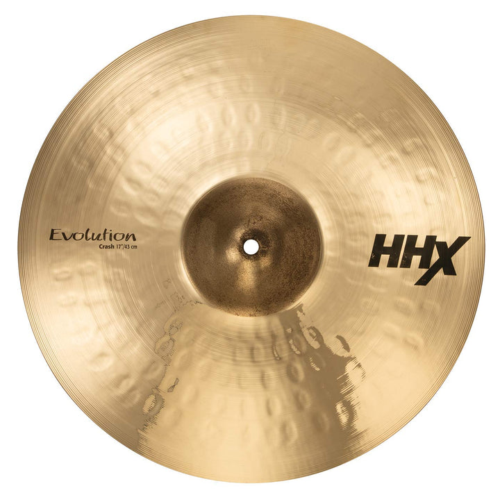 Sabian 17" HHX Evolution Crash, Brillant Finish 17 Inch Evolution Crash, 17 Inch Evolution Crash