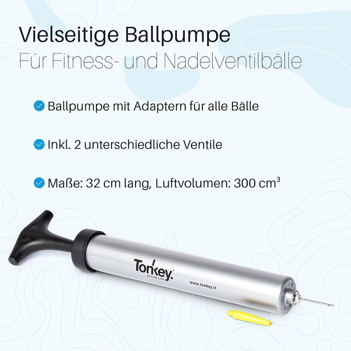 PEZZI Original Ball MAXAFE Pumpe Gymnastikball Sitzball 53 cm Kupfer, 53 cm Kupfer