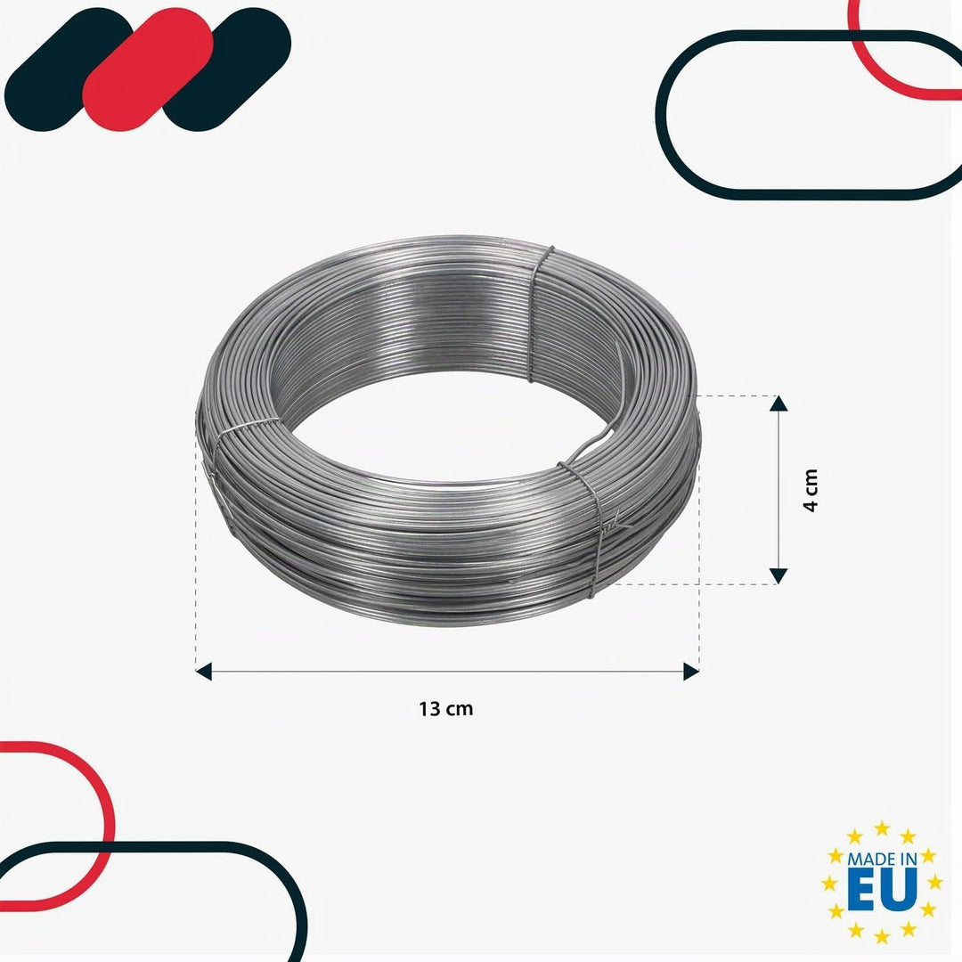 KOTARBAU® Gartendraht 1,4 mm Pflanzendraht Basteldraht Bindedraht Spanndraht Zaundraht zum Binden vo