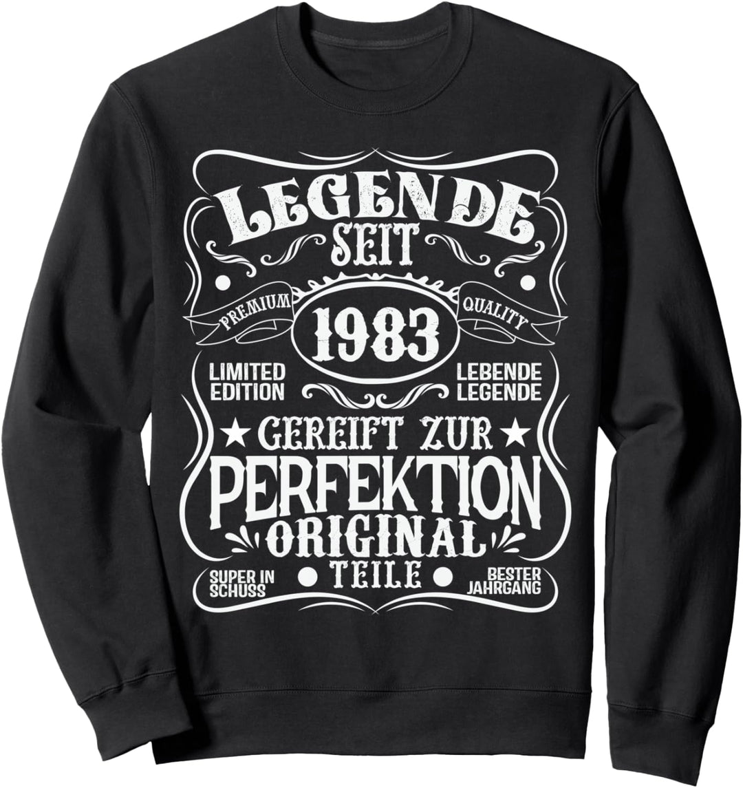 41. Geburtstag Mann Frau 41 Jahre 1983 Deko Lustig Geschenk Sweatshirt
