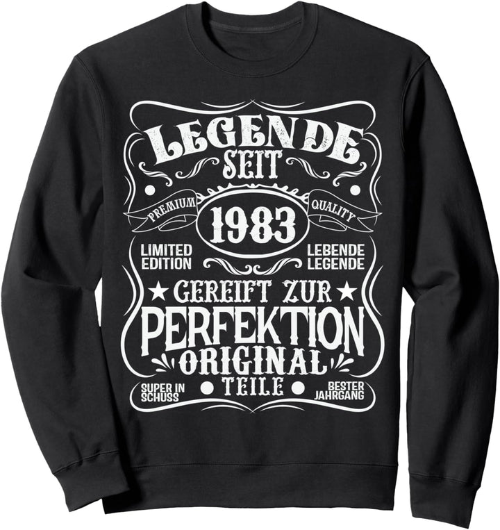 41. Geburtstag Mann Frau 41 Jahre 1983 Deko Lustig Geschenk Sweatshirt