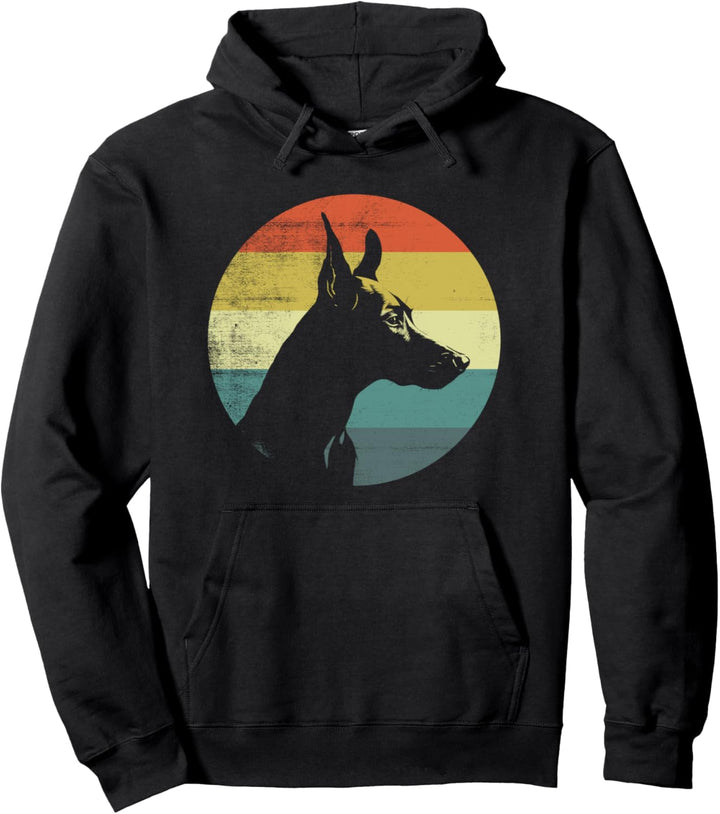 Retro Design Manchester Terrier Hund Pullover Hoodie