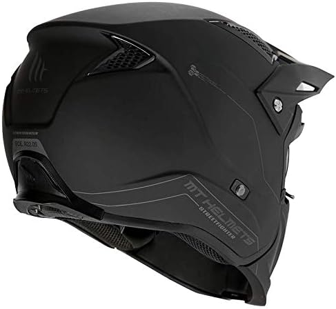 Helmet MT TR902XSV Streetfighter SV SOLID A1 SCHWARZ Matte GRÖssE M, Schwarz M