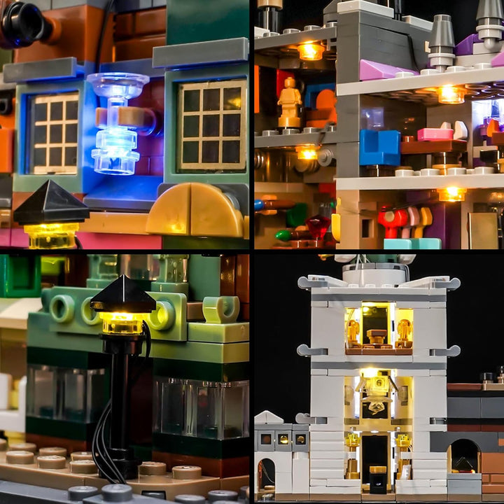 Led Licht Set Kompatibel mit Lego Diagon Alley Wizarding Shops (Kein Modell), Dekorationsbeleuchtung
