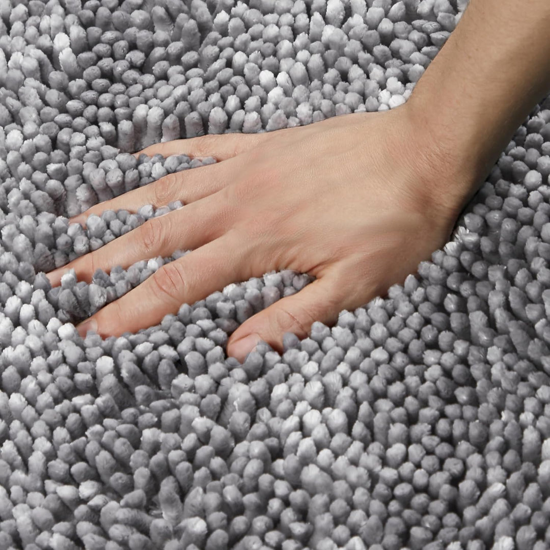 SoHome Spa Step Luxus Plüsch Chenille Shag Maschinenwaschbar Ultra Soft Standard Toilettendeckel Bez