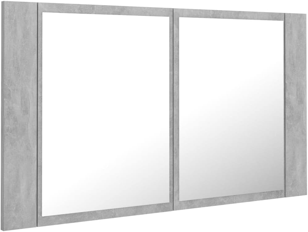 vidaXL LED Bad Spiegelschrank Badezimmerspiegel Badspiegel Spiegel Badschrank Badezimmerschrank Häng