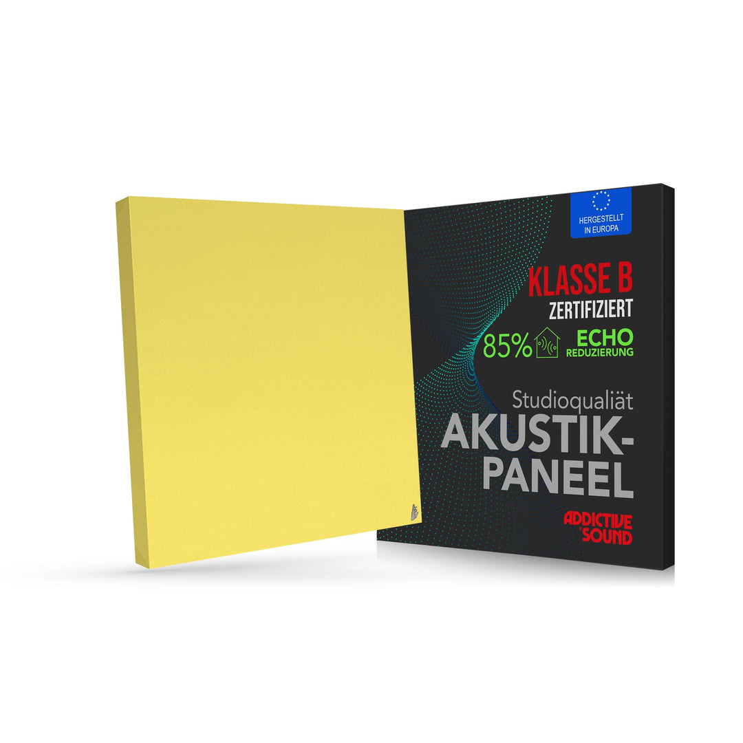 Addictive Sound Schalldämmung Wand 50x50x6 cm Premium - Akustikpaneele Wand - Schallabsorber Bild -