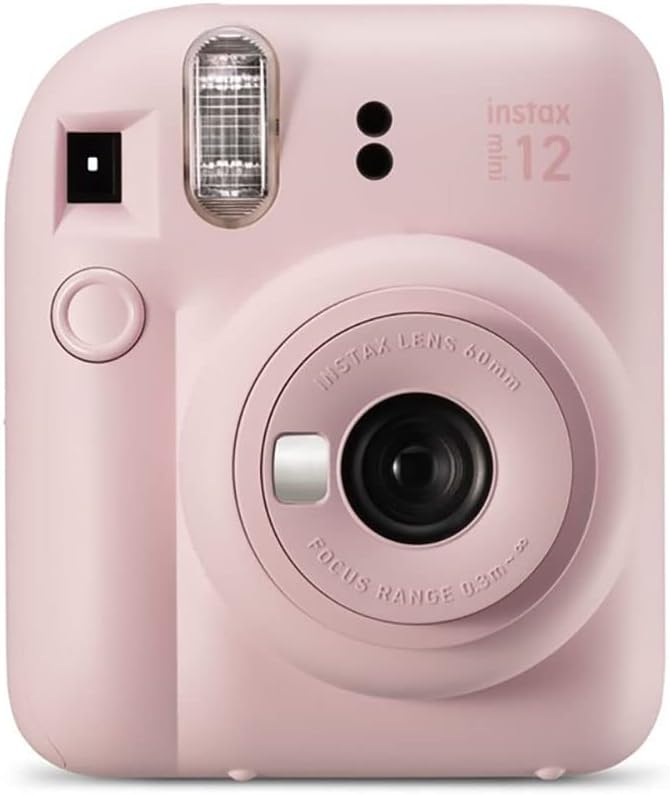 Fujifilm Instax Mini 12 Sofortbildkamera, mit 20 Aufnahmen, Blossom Pink