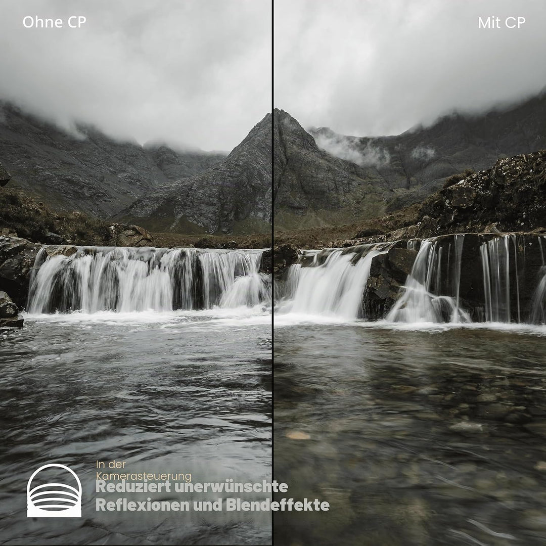PolarPro - Quartzline Zirkularpolfilter - 82 mm CP Schwarz