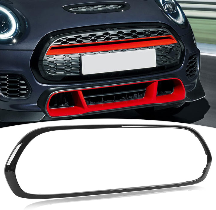 Cooper Kühlergrill Schwarz Frontgrill Grill Rahmeneinfassung 51137449207 Schwarz Glänzend Ersatz für