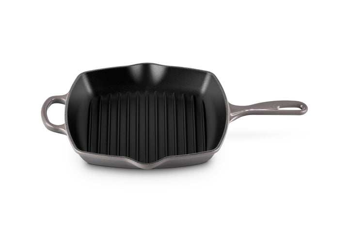 Le Creuset Signature Gusseisen-Grillpfanne, Quadratisch, 26 cm, Für alle Herdarten inkl. Induktion g