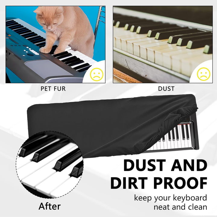 Musiin Tastatur-Staubschutz mit 73 Tasten, kompatibel mit KORG Grandstage 73, VOX Continental 73 BK,