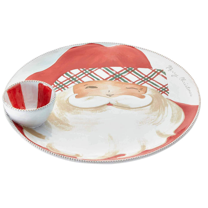Mud Pie Weihnachtsmann Chip und Dip