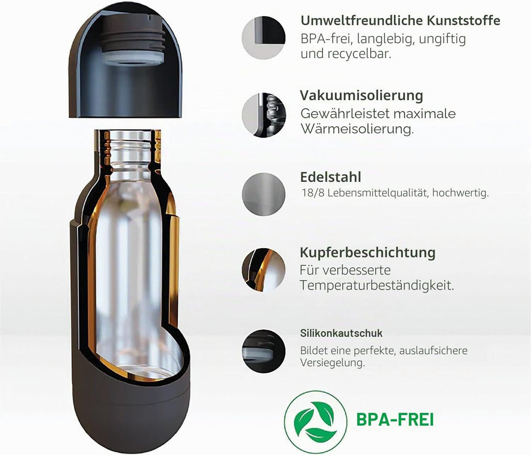 Asobu SBV30 silver Argent Thermobecher, Kunststoff, divers