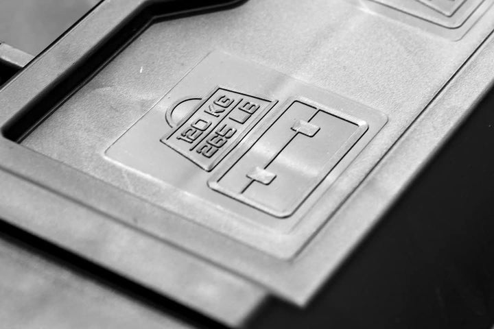 NEO TOOLS Modulkasten 200, zwei Organizer im Deckel, 2 regulierbare Fächer, Organizer-Deckel Polycar