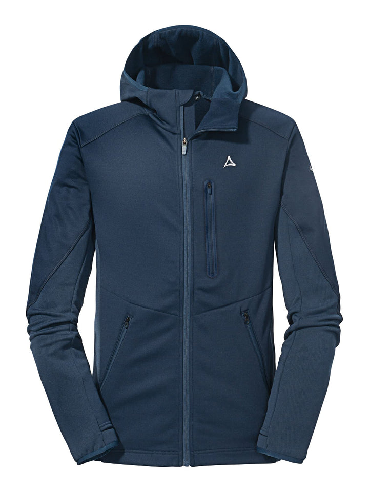 Schöffel Herren Fleece Hoody Lodron M, atmungsaktiver Fleece Pullover mit hoher Bewegungsfreiheit, f