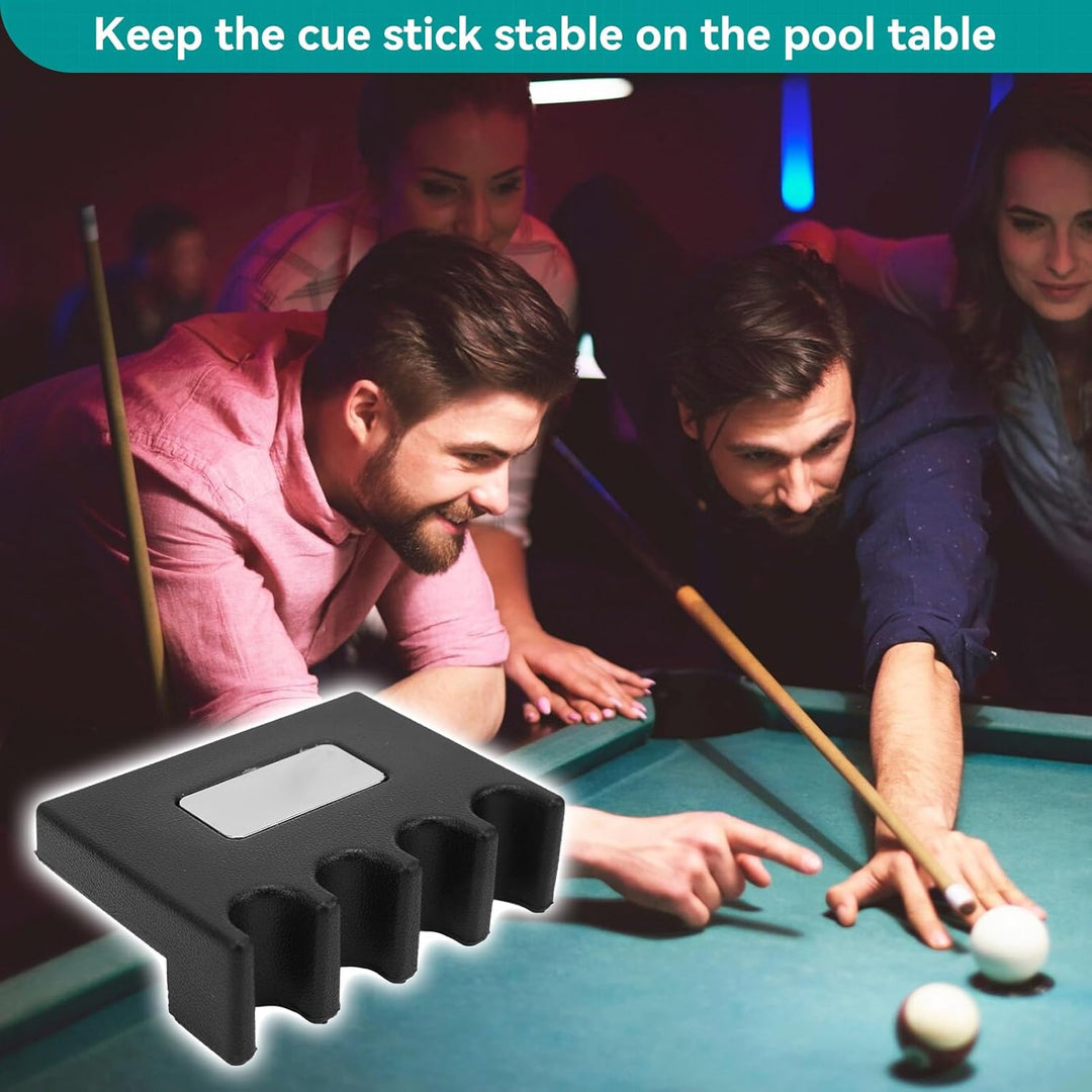 Tragbarer Pool Stick Halter, 4 Queue Ständer Tisch Billard Queue Halter Gummi Mini Stick Halter Für