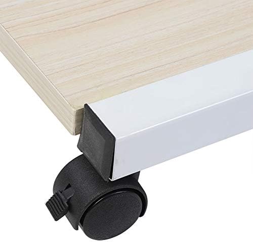 Cocoarm Betttisch Auf Rollen Abnehmbarer Laptop-Schreibtisch Mit Rollen, Schublade, Multifunktional,